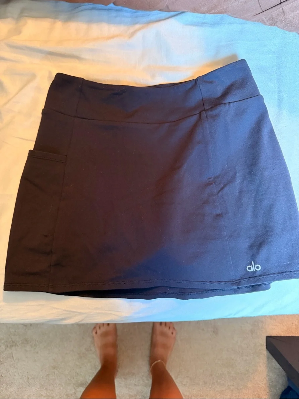 Alo Airbrush High-Waist Good Form Tennis Skirt